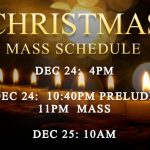 Christmas Mass Schedule